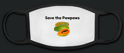Save the Pawpaws Mask