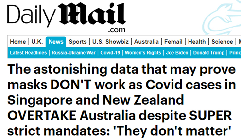 Masks Don't Work - Daily Mail